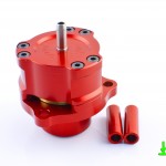 Boomba Racing Focus ST BOV in red anodized finish.