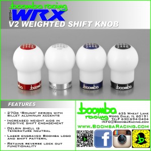 WRX Weighted Shift Knob V2